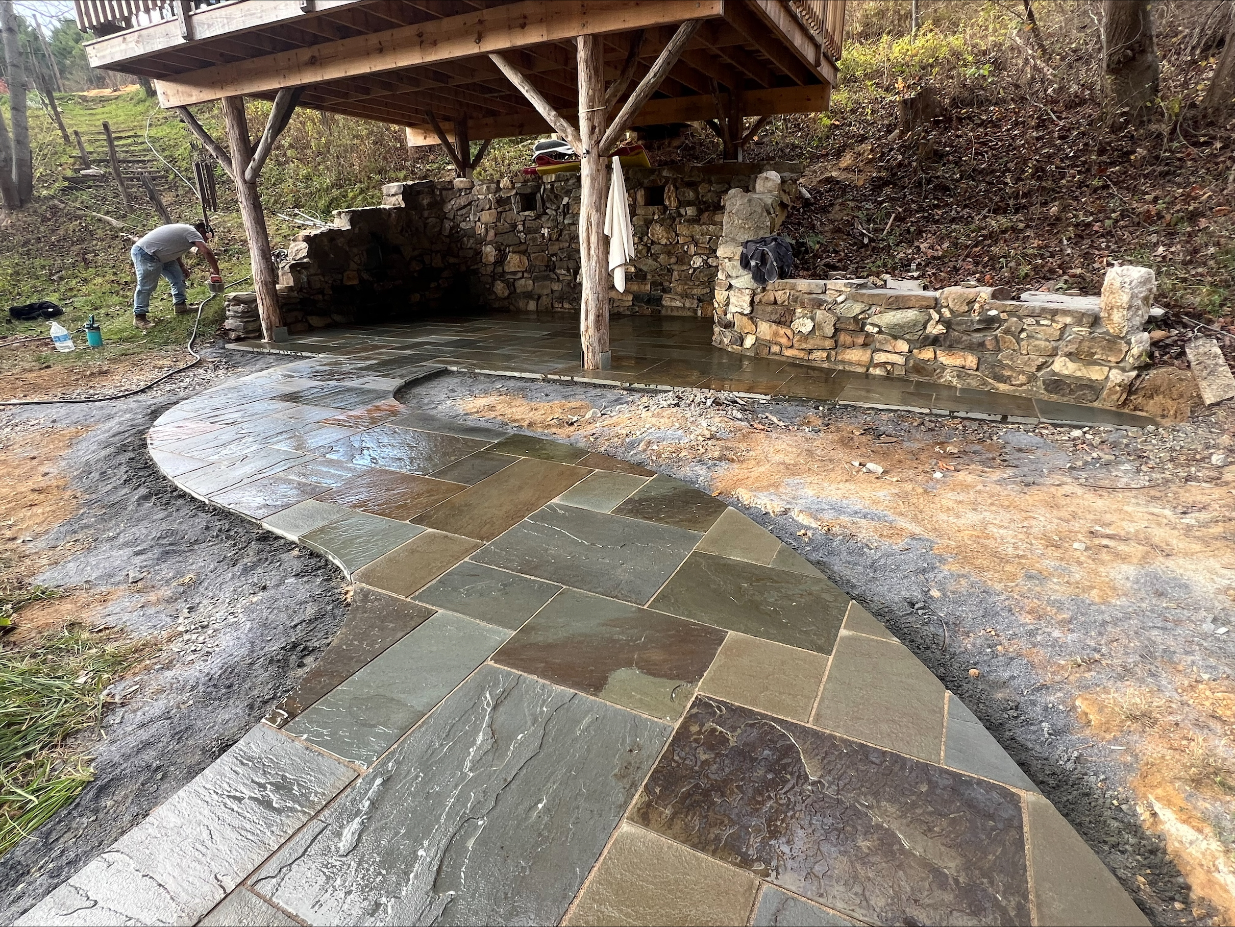 Stone & Paver Walkways